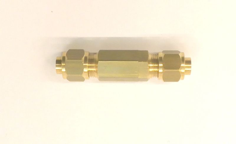 Inline Water Check Valve (5/16 pipe)